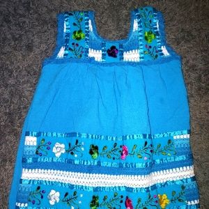 Hand-made girl dress
